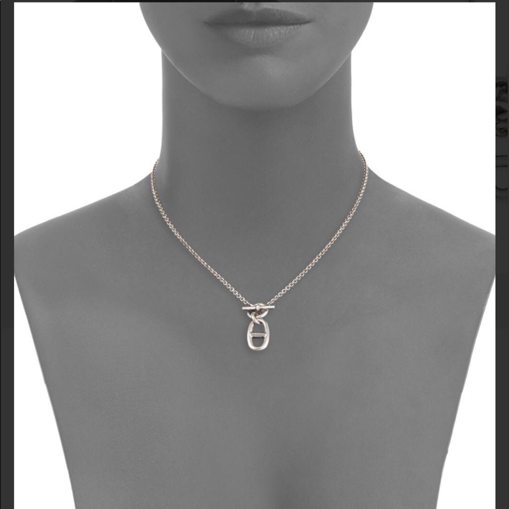 Hermès Vintage Chaine d’Ancre Silver Necklace